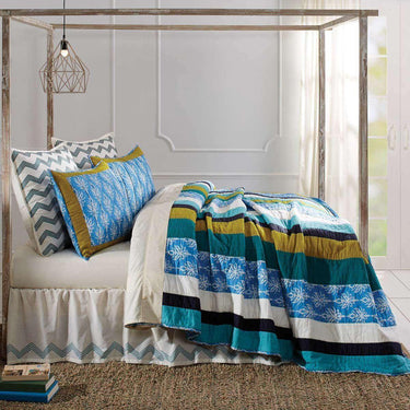 Laguna Queen Quilt 90Wx90L VHC Brands - The Fox Decor